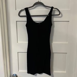 Ribbed mini dress